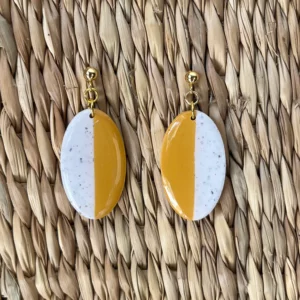Amanda jaune mauve bijoux