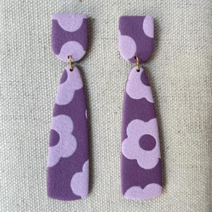 Clémence mauve bijoux