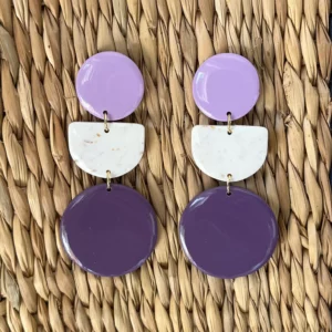Delilah Violet mauve bijoux