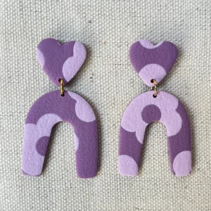 Pauline mauve bijoux